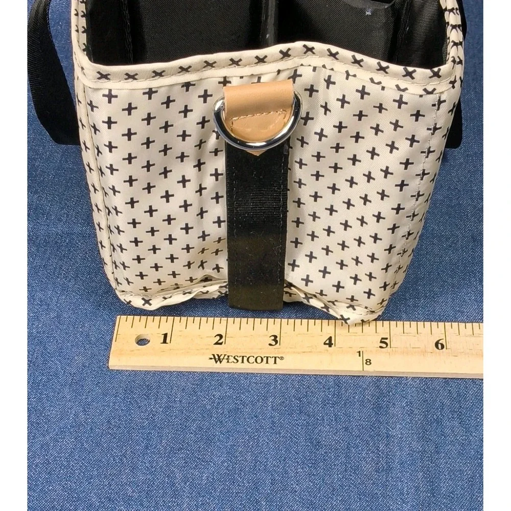 Petunia Pickle Bottom Inter-Mix Grid Caddy Pattern Positive